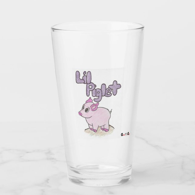 Verre Coupe "Lil Piglet" (Verre de bière) (Devant)