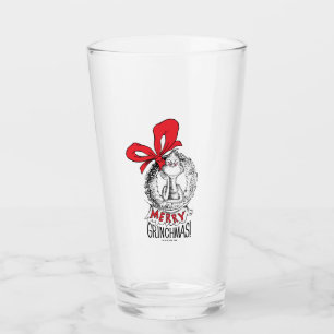 Verre Couronne de Noël Grinch joyeux