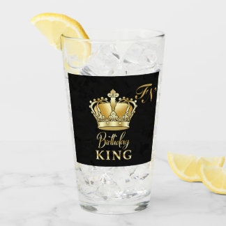 Verre Couronne Royale en Or Monogramme de Luxe pour le R