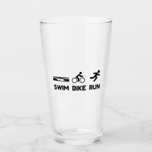 Verre Course cycliste Triathlon Swim