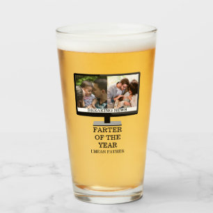 Verre Coutume TV plus loin de l'année drôle papa 2 photo