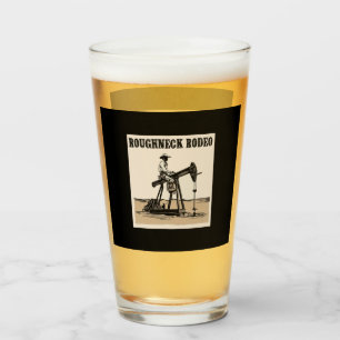 Verre Cowboy Pump Jack Rodeo Design, Western Oilfield