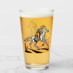 Verre Cowboy Skeleton Western Skeleton