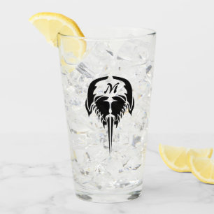 Verre Crabe à fer à cheval dans le style tatouage tribal