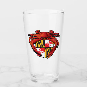 Verre Crabe bleu à la vapeur Crest du Maryland