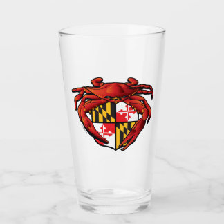 Verre Crabe bleu à la vapeur Crest du Maryland