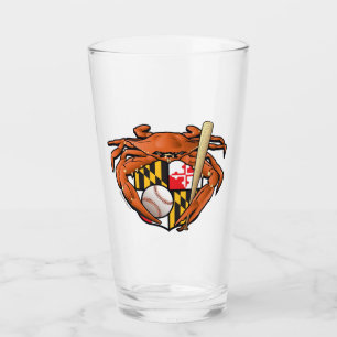 Verre Crabe du Maryland Crest