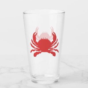 Verre Crabe rouge
