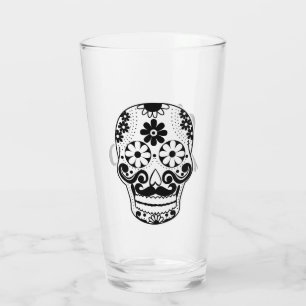Verre Crâne de Dia de los Muertos Sugar
