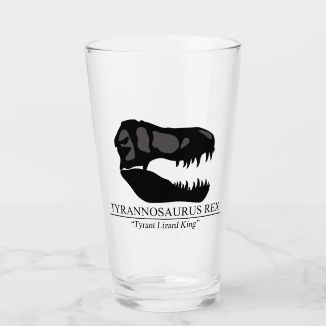 Verre Crâne de Rex de Tyrannosaurus (Devant)