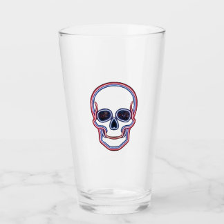 Verre Crâne néon Patriot