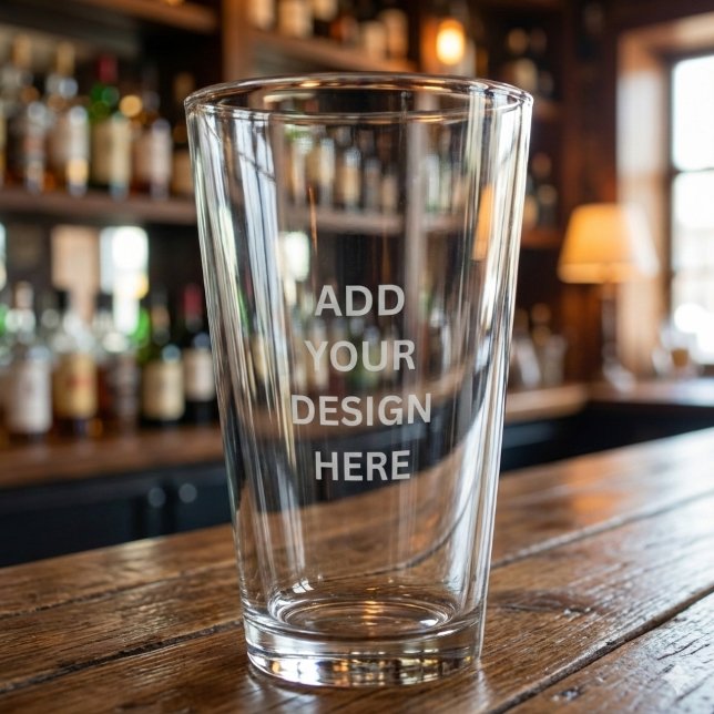 Verre Create Your Own Custom Design 16oz Glass Tumbler (Créateur téléchargé)