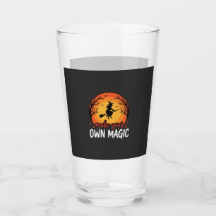Verre Créez Votre Propre Magie Sorcière Halloween Design