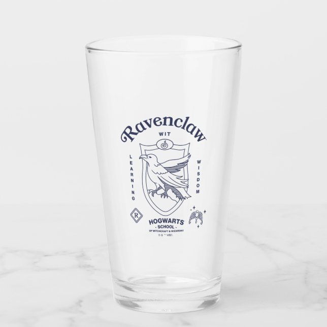 Verre CRÊTE DE SAGESSE RAVENCLAW™ pour l'esprit vif (Devant)
