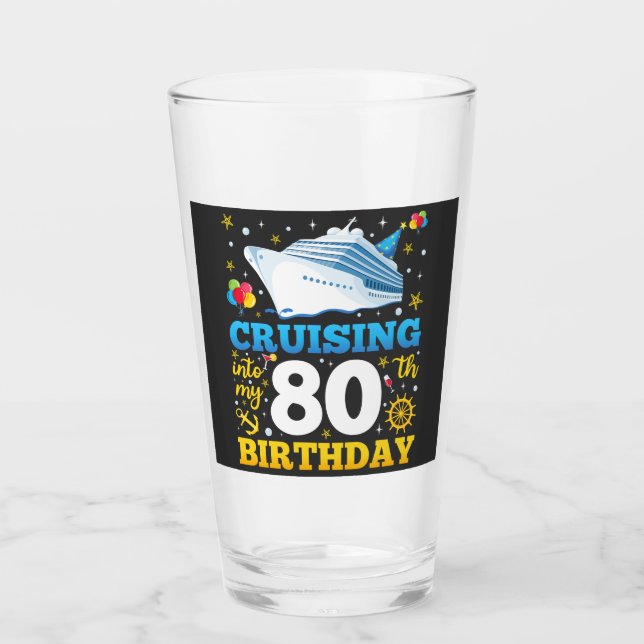 Verre Croisière Dans Mon 60 Anniversaire Boire (Devant)