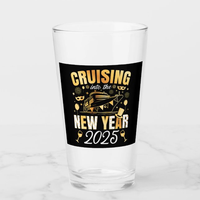 Verre Croisière sur la croisière du Nouvel An 2025 Boire (Devant)