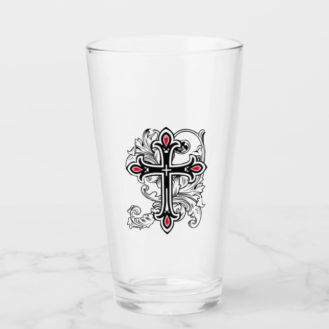 Verre Croix gothique (Devant)