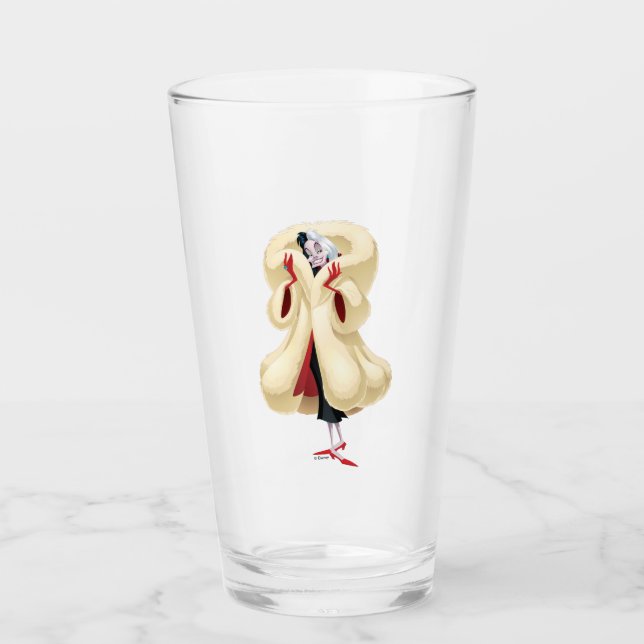 Verre Cruella de Vil| Fourrure à la mode (Devant)