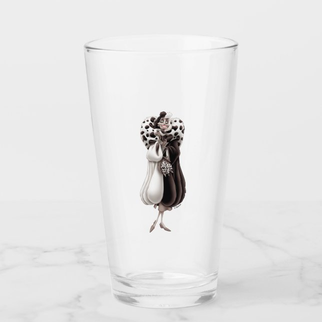 Verre Cruella de Vil| Sourire "sucré" (Devant)