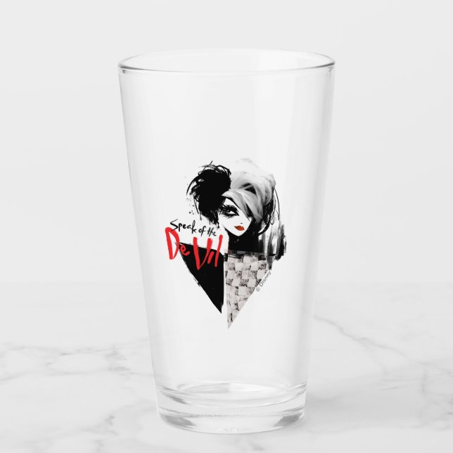 Verre Cruella| Parler du collage De Vil Diamond (Devant)