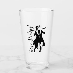 Verre Cruella  Portrait du stylo d'art pop rire