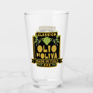 Verre Cuisine italienne d'huile d'olive