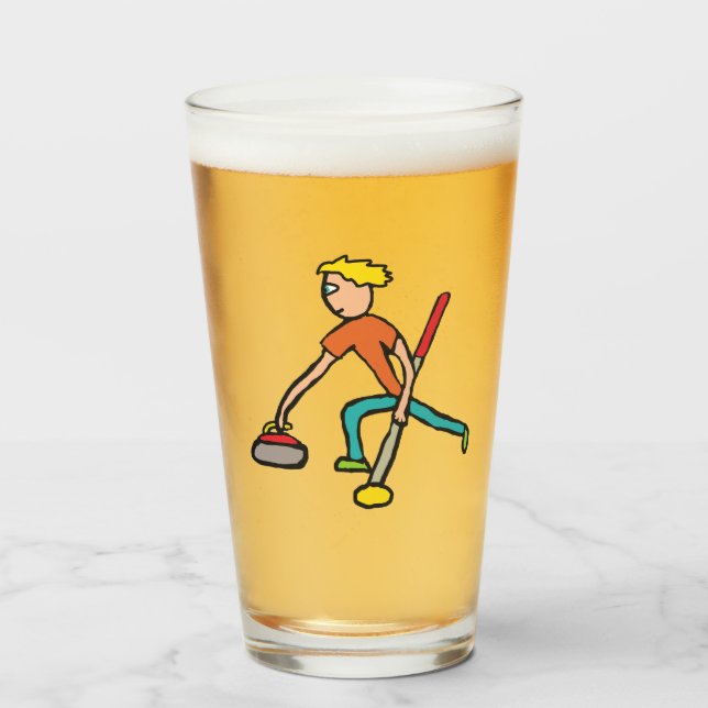 Verre Curling (Devant (rempli))