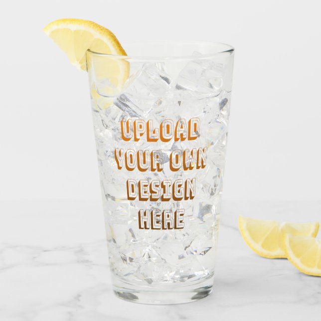 Verre Custom Upload Design Product (Devant glace)