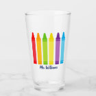 Cute Crayon Enseignant de l'école élémentaire pers