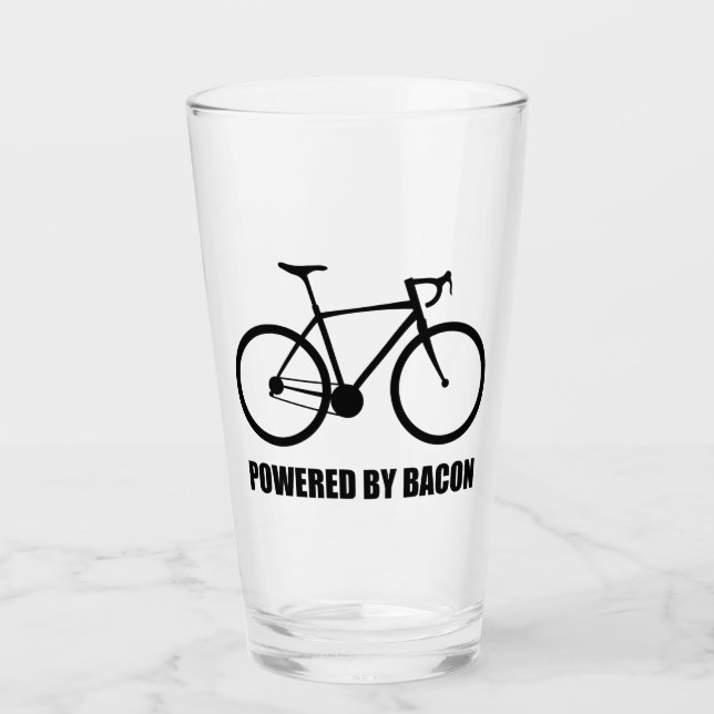 Verre Cyclisme Alimenté Par Bacon (Devant)