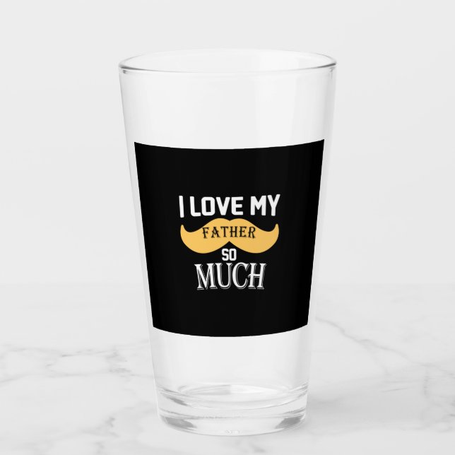Verre Daddy Don J'Aime Mon Père Tant (Devant)