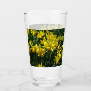 Verre Daffodiles Jaunes I Fleurs De Printemps Cheveux