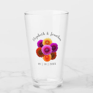 Verre Dahlia Mariage d'automne