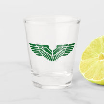 Verre d'aigle majestueux