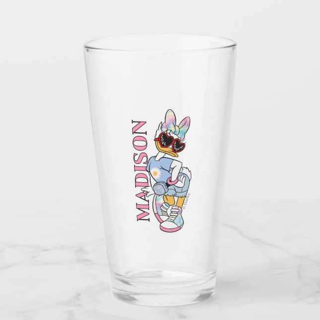 Verre Daisy "Love Sunshine" Retro Sunglasses Graphic (Devant)