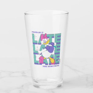 Verre Daisy "Probablement en retard" Graphique avec cita