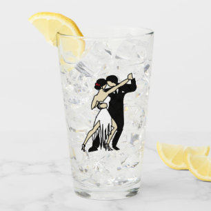 Verre Danseurs de tango