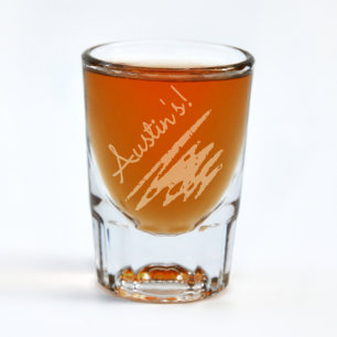 Verre d'Austin gravé sur mesure