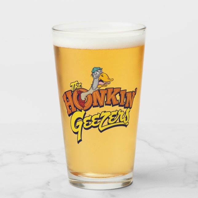 Verre de bière à la pinte de miel (Devant (rempli))