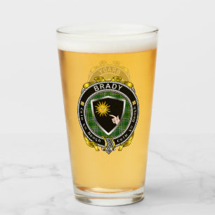Verre de bière Brady Irish Shield