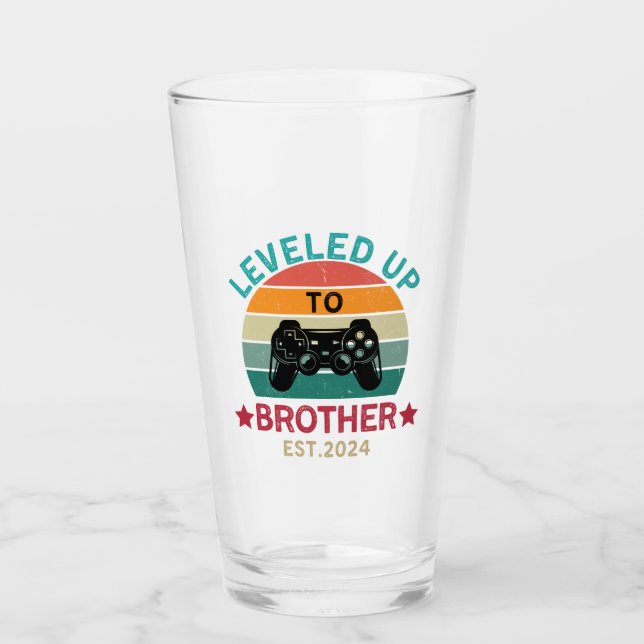 Verre de bière Brother Pregnancy Faire-part EST 20 (Devant)
