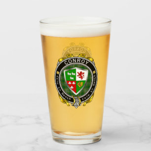 Verre de bière Conroy/O'Conry Irish Shield
