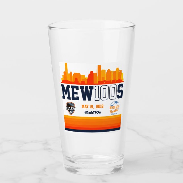 Verre de bière de casquette de Kristie Mewis 100th (Devant)