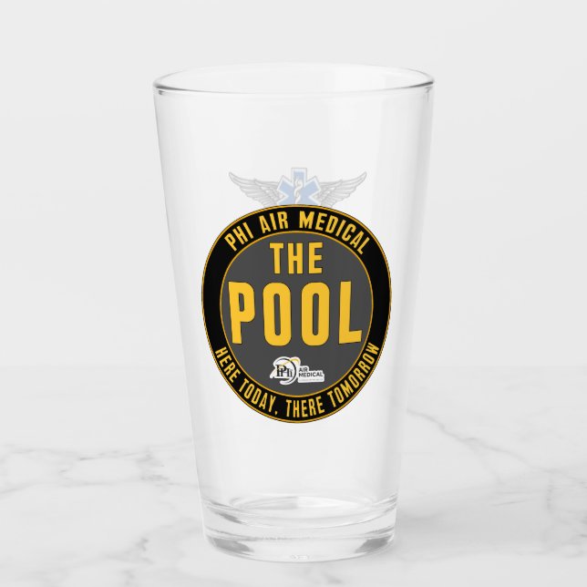 Verre de bière de piscine (Devant)