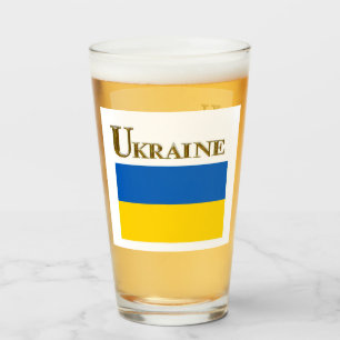 VERRE DE BIÈRE D'UKRAINE