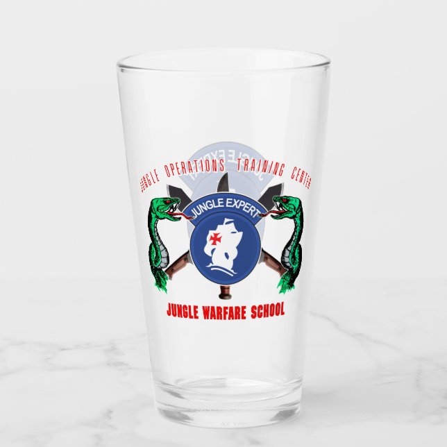 Verre de bière expert Jungle (Devant)