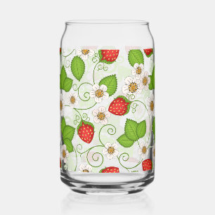 Verre de canne à fraise