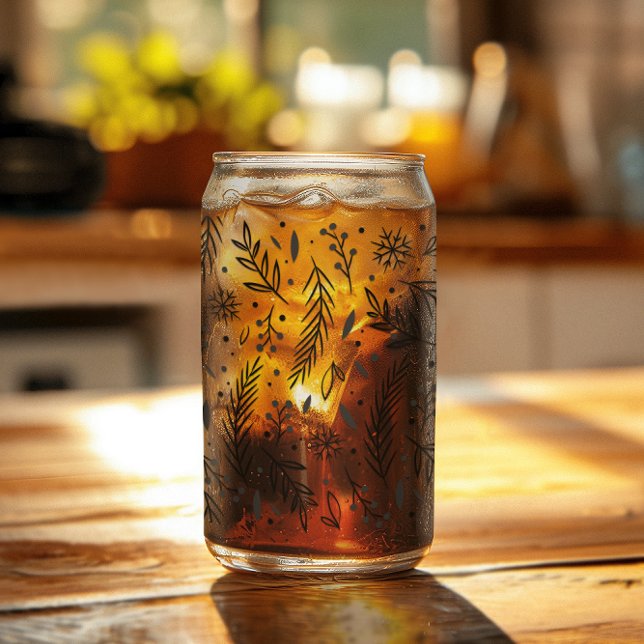Verre de canne botanique d'hiver (Créateur téléchargé)
