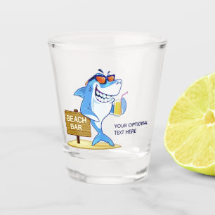 Verre de capture de texte personnalisé Funny Shark