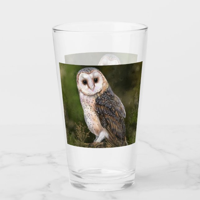 Verre de Chouette de l'Ouest (Devant)